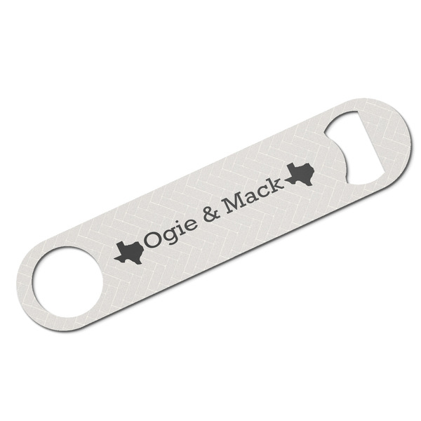 Custom Home State Bar Bottle Opener w/ Name or Text