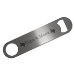 Home State Bar Bottle Opener - Silver w/ Name or Text