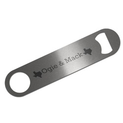 Home State Bar Bottle Opener - Silver w/ Name or Text
