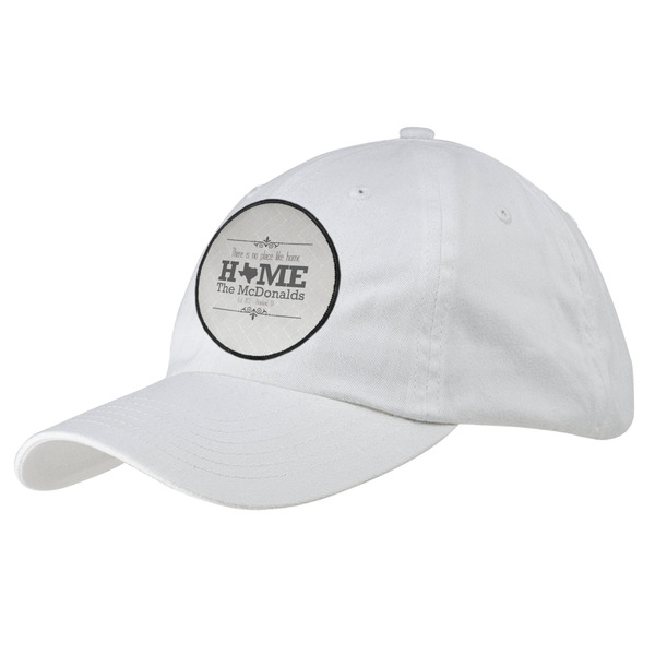 Custom Home State Baseball Cap - White (Personalized)