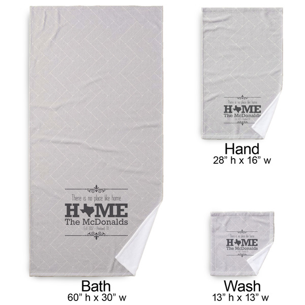 Home State Bath Towel Sets - 3-piece - Approval