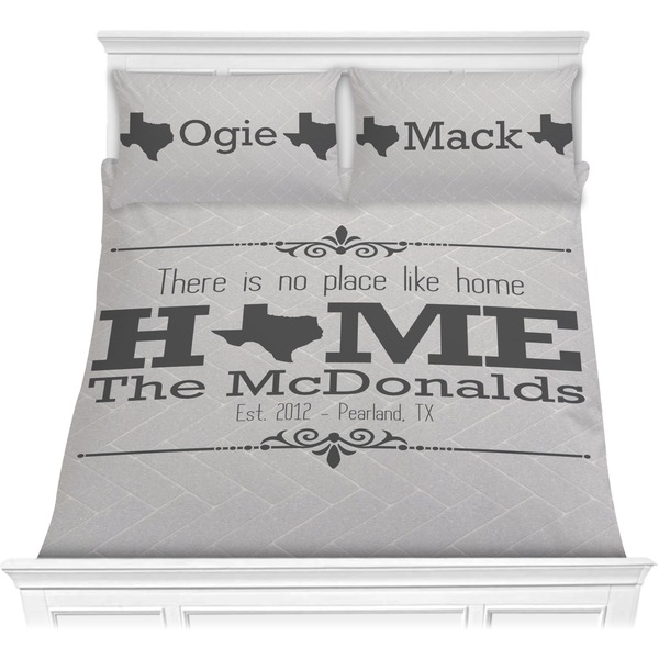 Custom Home State Comforters (Personalized)