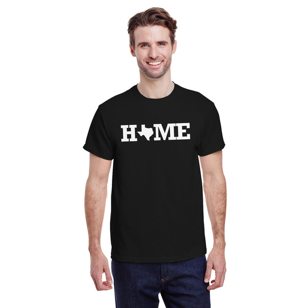 Custom Home State T-Shirt - Black - XL