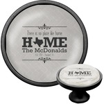 Home State Cabinet Knob (Black) (Personalized)