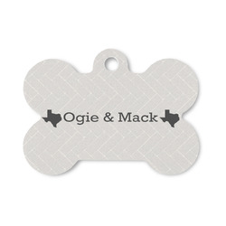 Home State Bone Shaped Dog ID Tag - Small (Personalized)