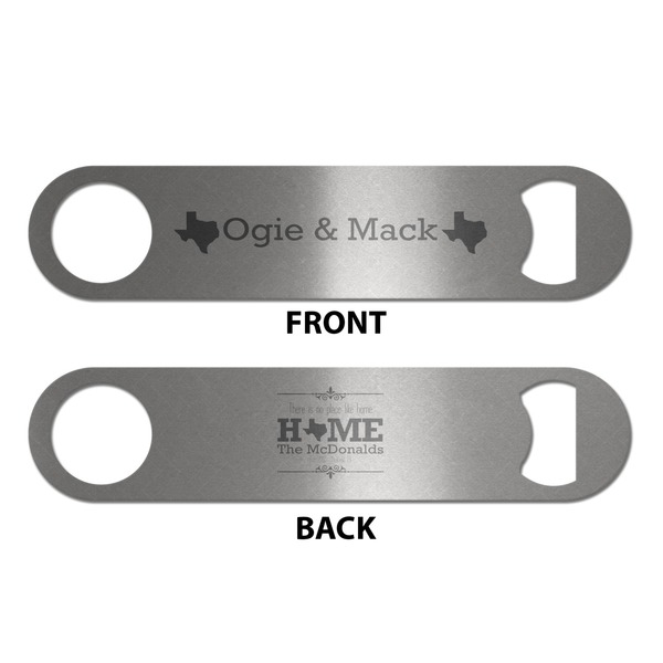 Home State Bottle Opener - Front & Back