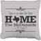 Home State Faux-Linen Throw Pillow 20" (Personalized)