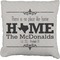 Home State Faux-Linen Throw Pillow 26" (Personalized)