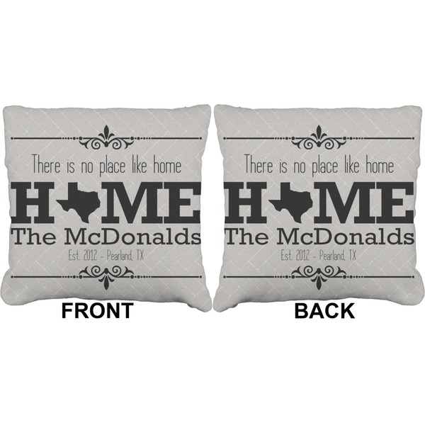 Home State Burlap Pillow Approval