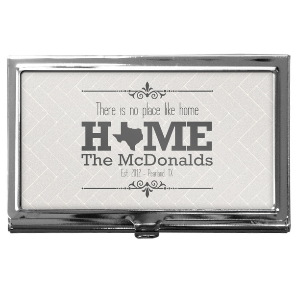 Custom Home State Business Card Case