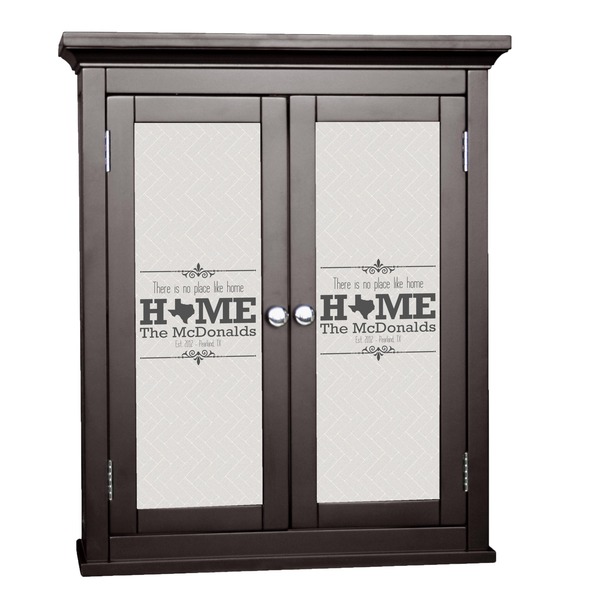 Custom Home State Cabinet Decal - Large (Personalized)