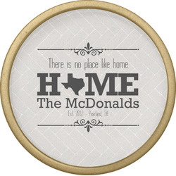 Home State Cabinet Knob - Gold (Personalized)