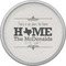 Home State Cabinet Knob - Nickel - Front