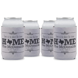 Home State Can Cooler (12 oz) - Set of 4 w/ Name or Text