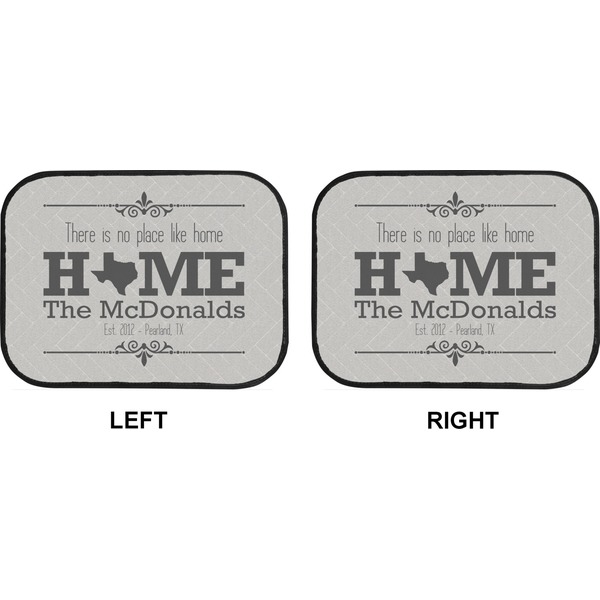 Home State Car Floor Mats (Back Seat) (Approval)