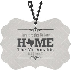 Home State Rear View Mirror Charm (Personalized)