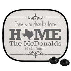 Home State Car Side Window Sun Shade (Personalized)