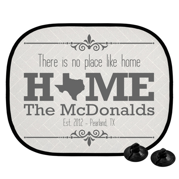 Custom Home State Car Side Window Sun Shade (Personalized)