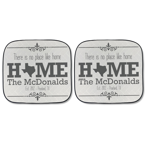 Home State Car Sun Shades - FRONT