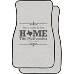 Home State Car Floor Mats (Front Seat) (Personalized)