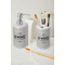 Home State Ceramic Bathroom Accessories - LIFESTYLE (toothbrush holder & soap dispenser)