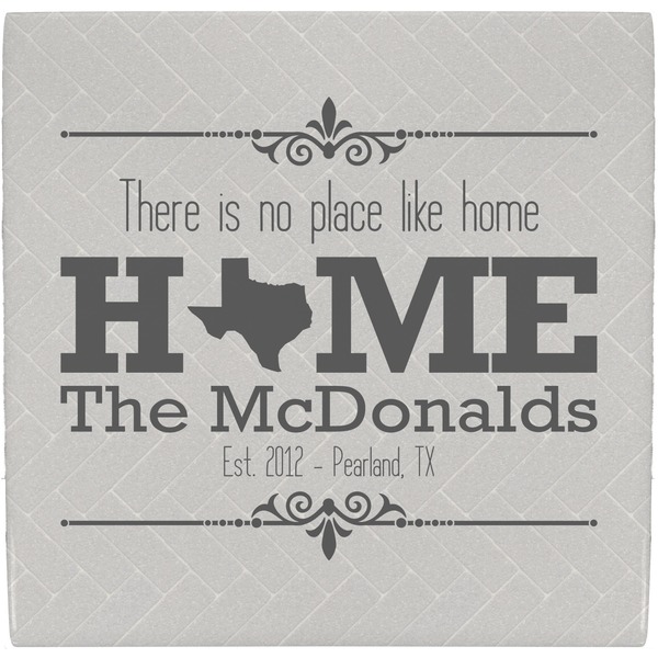 Custom Home State Ceramic Tile Hot Pad (Personalized)