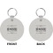 Home State Circle Keychain (Front + Back)