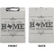 Home State Clipboard (Letter) (Front + Back)