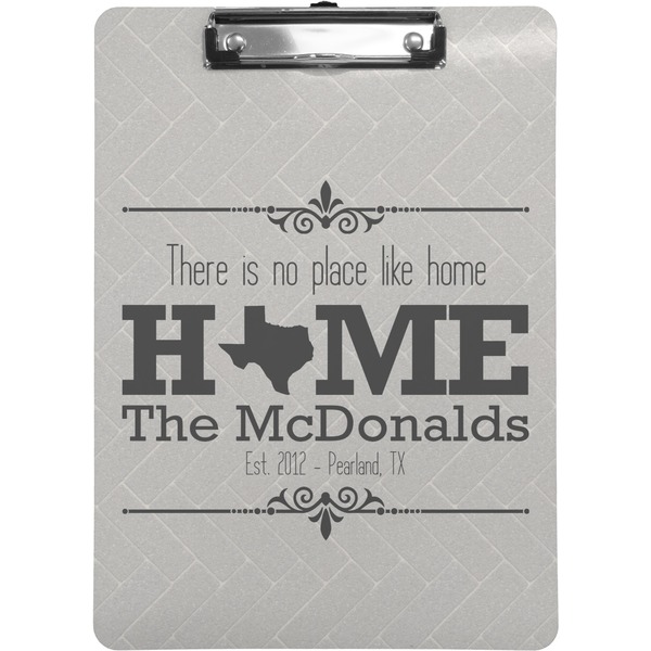 Custom Home State Clipboard (Personalized)