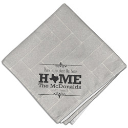 Home State Cloth Dinner Napkin - Single w/ Name or Text