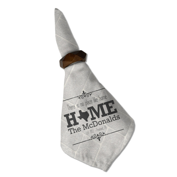 Home State Cloth Napkins - Personalized Dinner (Folded in Ring) (MAIN)