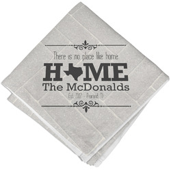 Home State Cloth Napkin w/ Name or Text