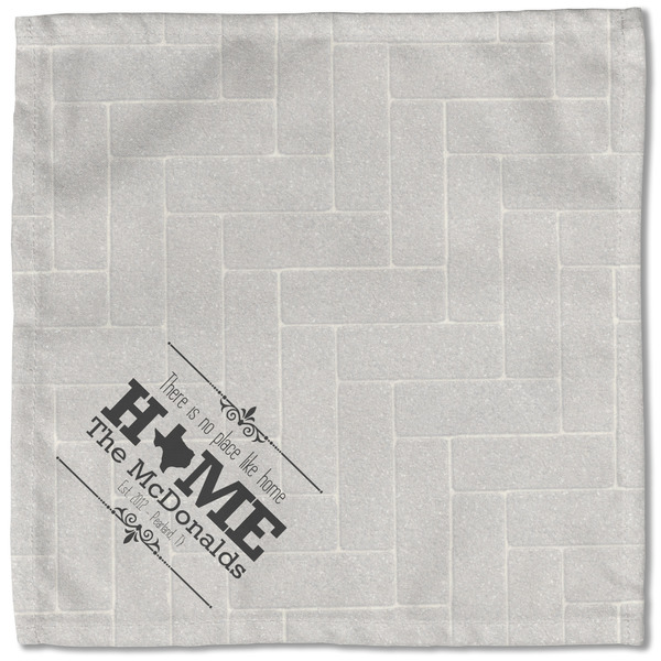 Home State Cloth Napkins - Personalized Lunch (Single Full Open)