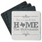 Home State Square Rubber Backed Coasters - Set of 4 (Personalized)