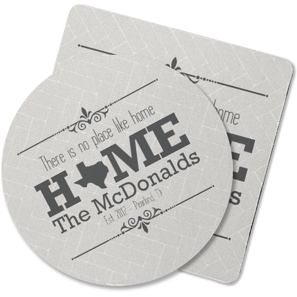 Custom Home State Rubber Backed Coaster (Personalized)
