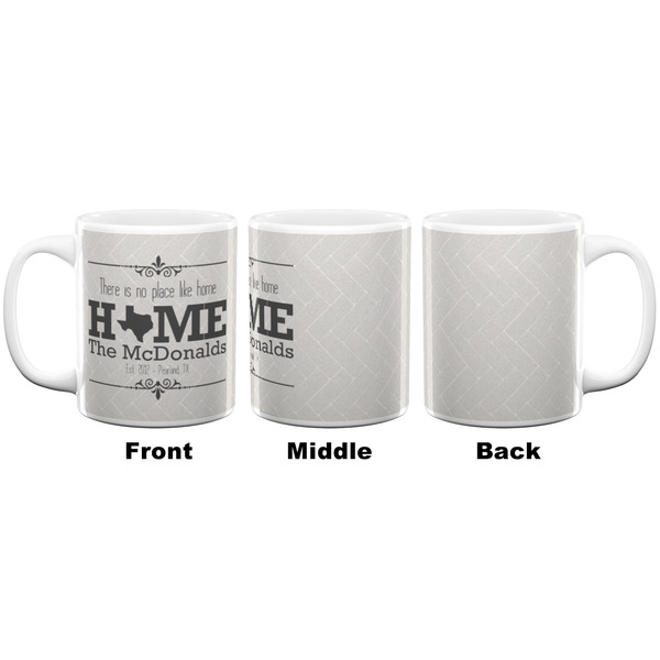 Home State Coffee Mug - 11 oz - White APPROVAL