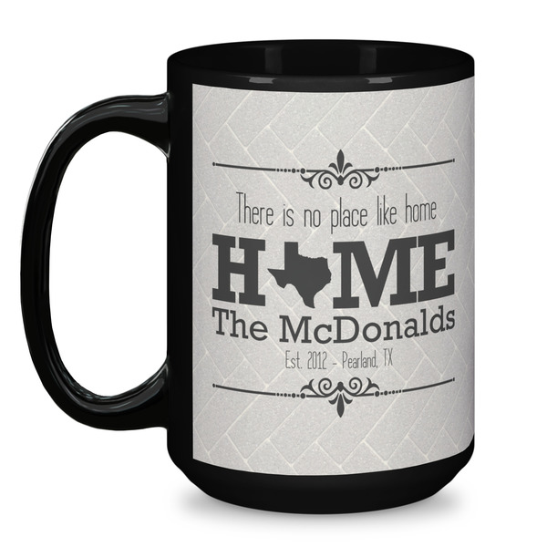 Home State Coffee Mug - 15 oz - Black