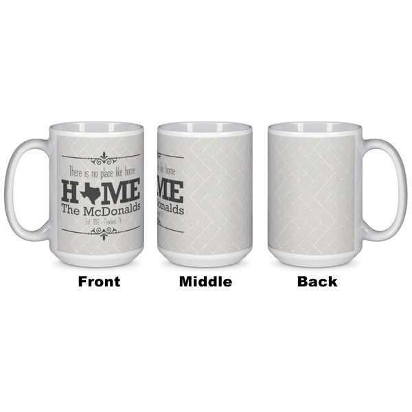 Home State Coffee Mug - 15 oz - White APPROVAL