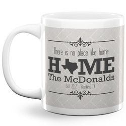 Home State 20 Oz Coffee Mug - White (Personalized)