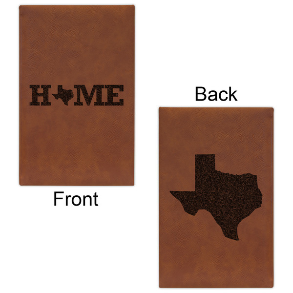 Home State Cognac Leatherette Journal - Double Sided - Apvl
