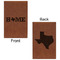 Home State Cognac Leatherette Journal - Double Sided - Apvl