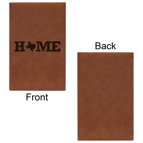 Home State Cognac Leatherette Journal - Single Sided - Apvl