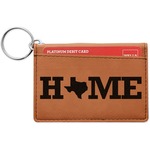 Home State Leatherette Keychain ID Holder (Personalized)