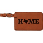 Home State Leatherette Luggage Tag (Personalized)