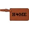 Home State Leatherette Luggage Tag (Personalized)