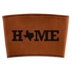 Home State Leatherette Cup Sleeve (Personalized)
