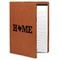 Home State Cognac Leatherette Portfolios with Notepad - Large - Main