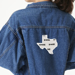 Home State Twill Iron On Patch - Custom Shape - X-Large