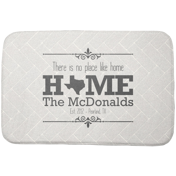 Custom Home State Dish Drying Mat (Personalized)
