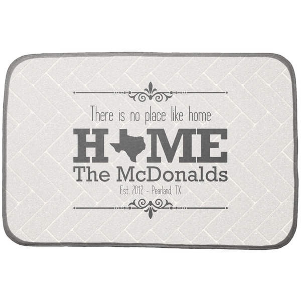 Custom Home State Dish Drying Mat (Personalized)